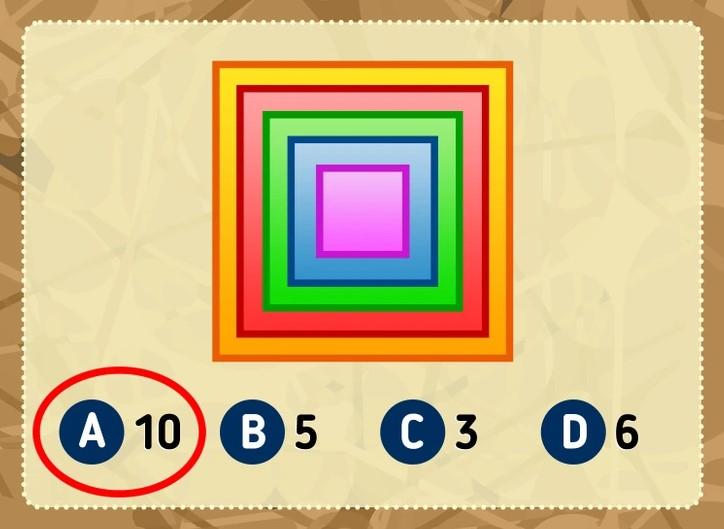 Hádanka IQ testu: jen géniové vám řeknou, kolik čtverců je na tomto obrázku / Bright Side