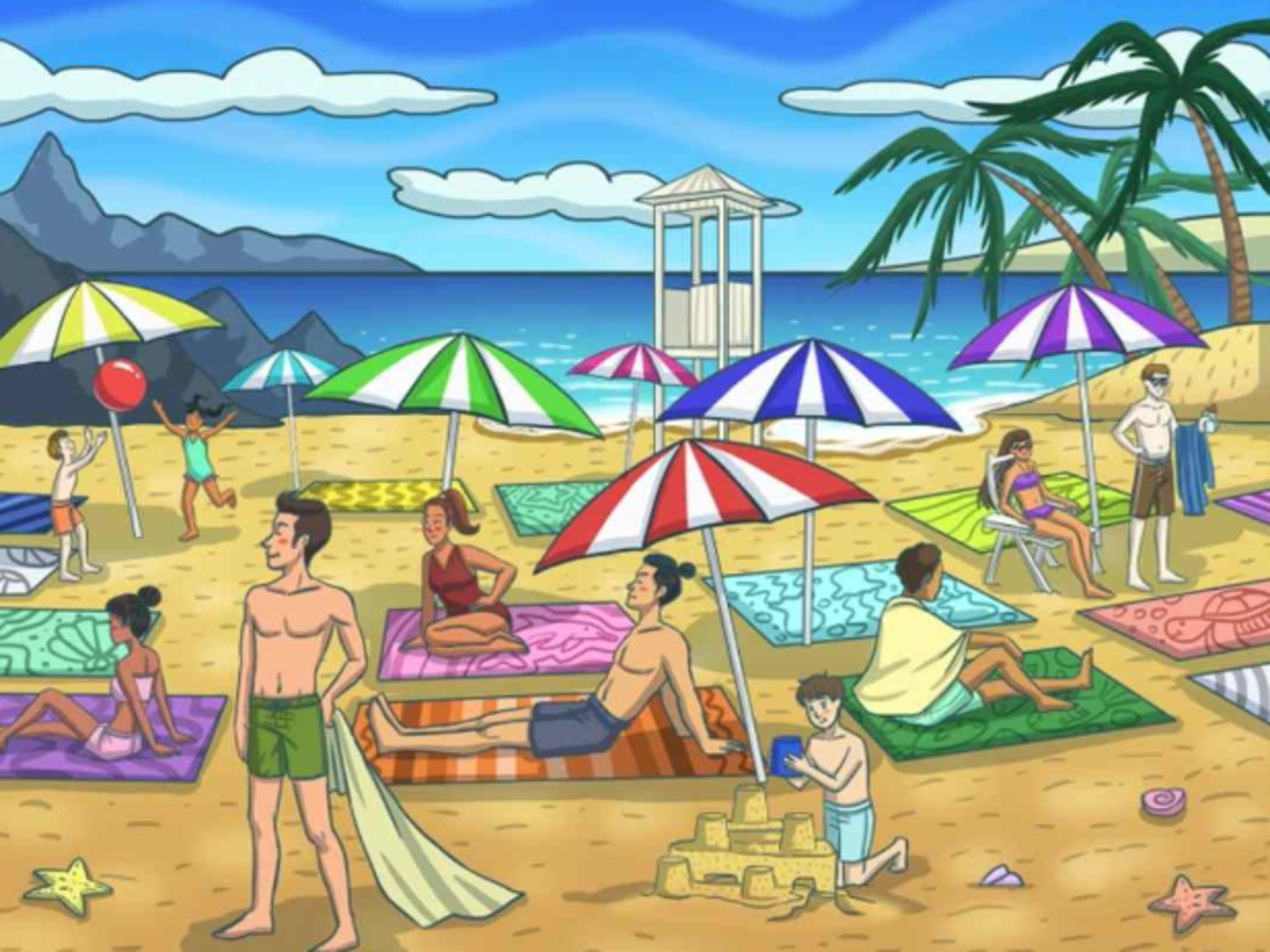 Pokuste se najít delfína během několika sekund na hádance / Bright Side drawing (Kresba na světlé straně)