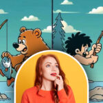Kde jsou 3 rozdíly mezi kresbami muže a medvěda: musíte